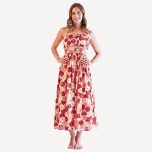 Kate Quinn NIB Floral Halter Maxi Dress